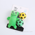 Catnip toy bear frog shape pet cat toy